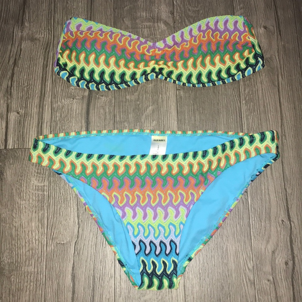 Old navy,colorful bikini . Size M/L